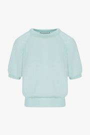 Short Sleeve Raglan Cashmere Sweater