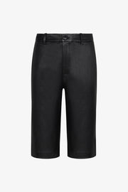 Brigitte Leather Bermuda Shorts
