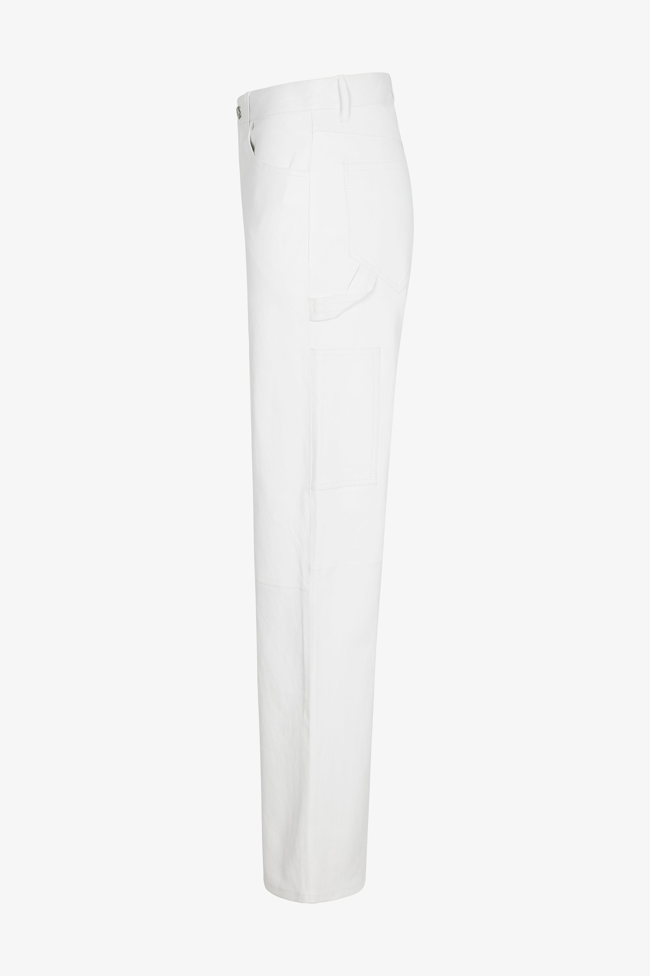 Leather Carpenter Pants