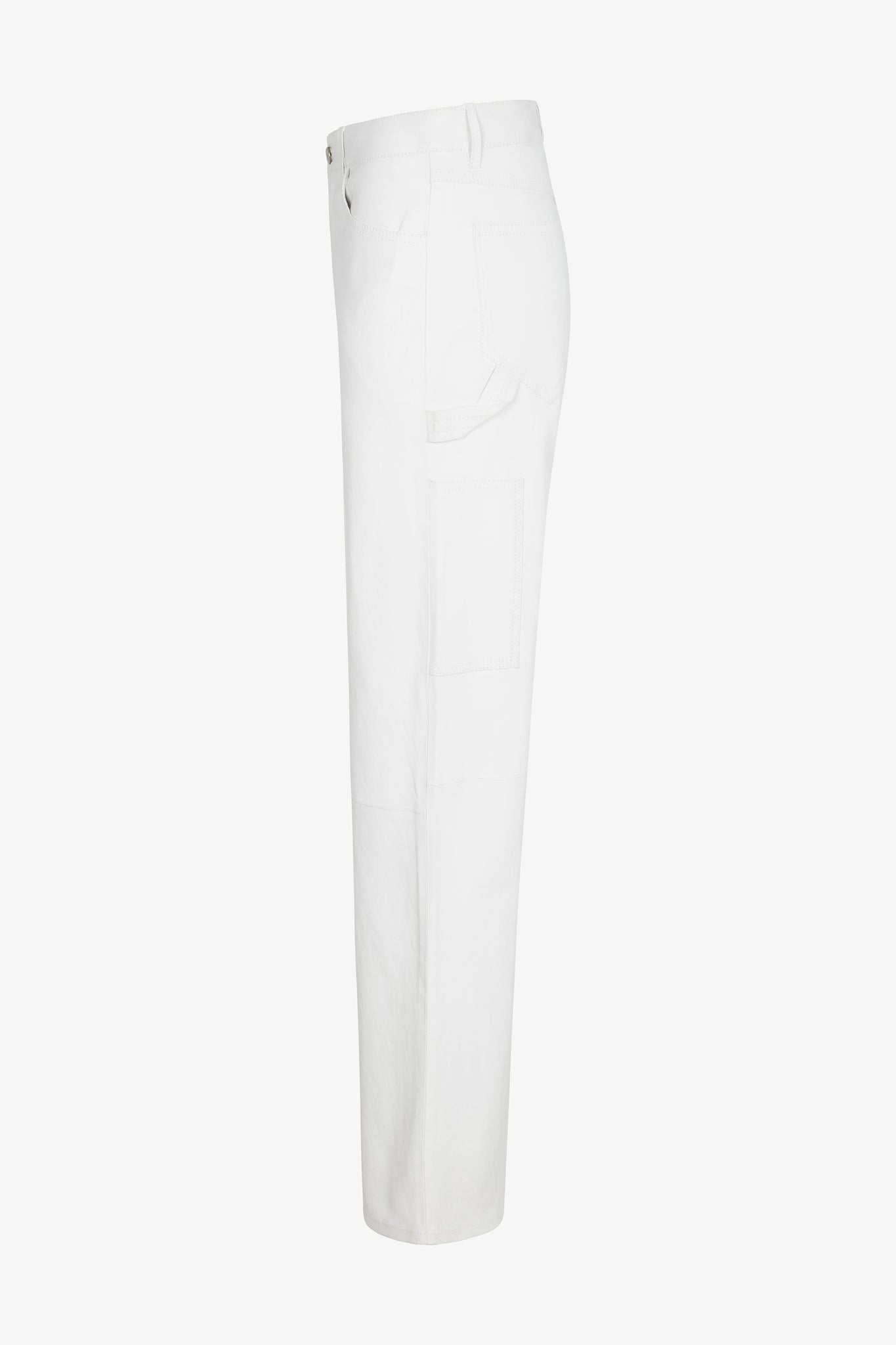 Leather Carpenter Pants