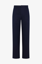 Straight Leg Twill Trousers