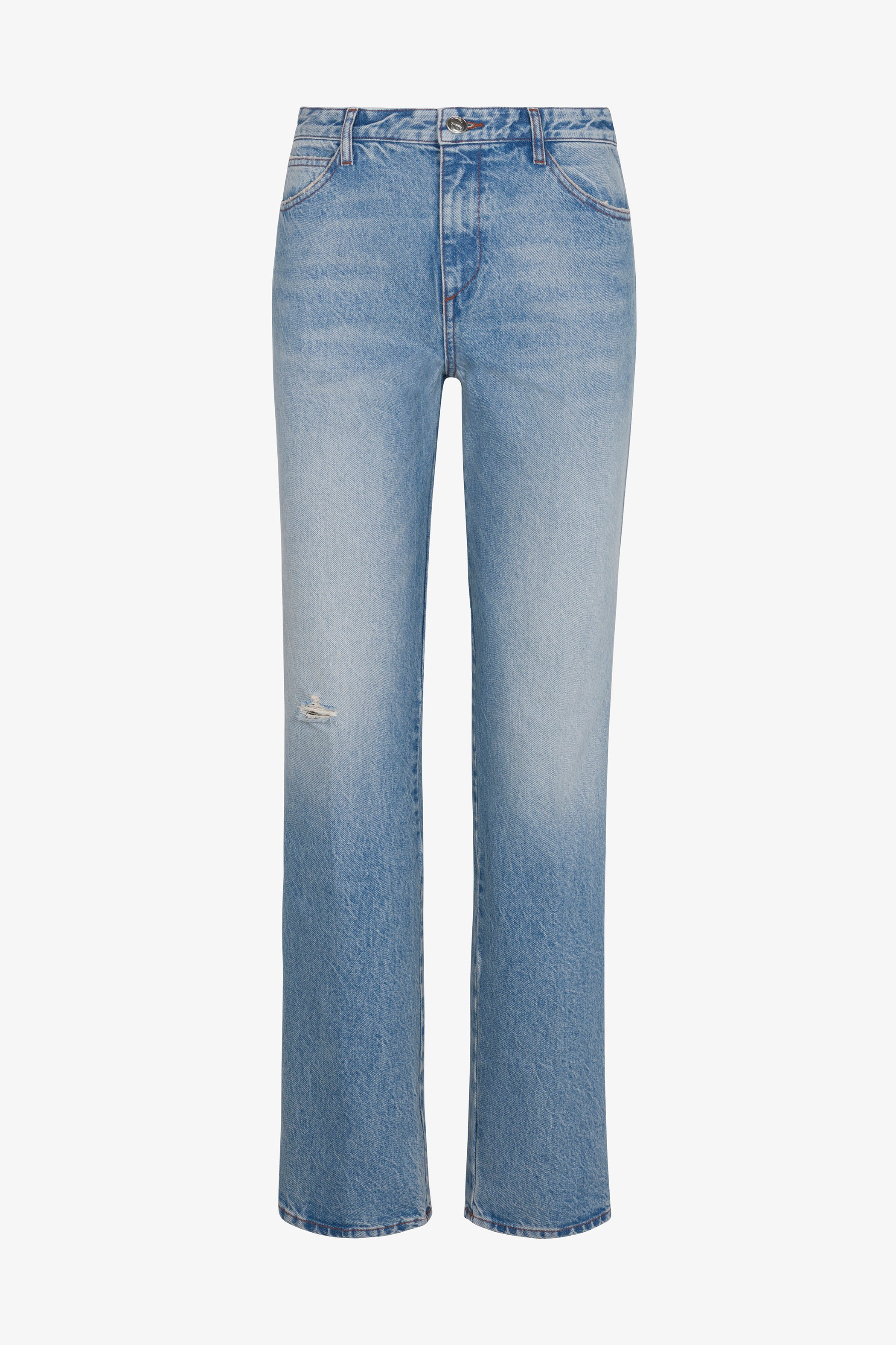 Relaxed Straight Leg Denim