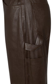 Leather Carpenter Pants