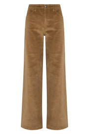 Wide Leg Corduroy Trousers