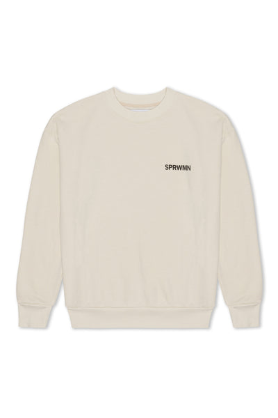 Vintage White Logo Sweatshirt