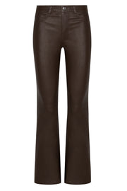 5 Pocket Leather Micro Flare