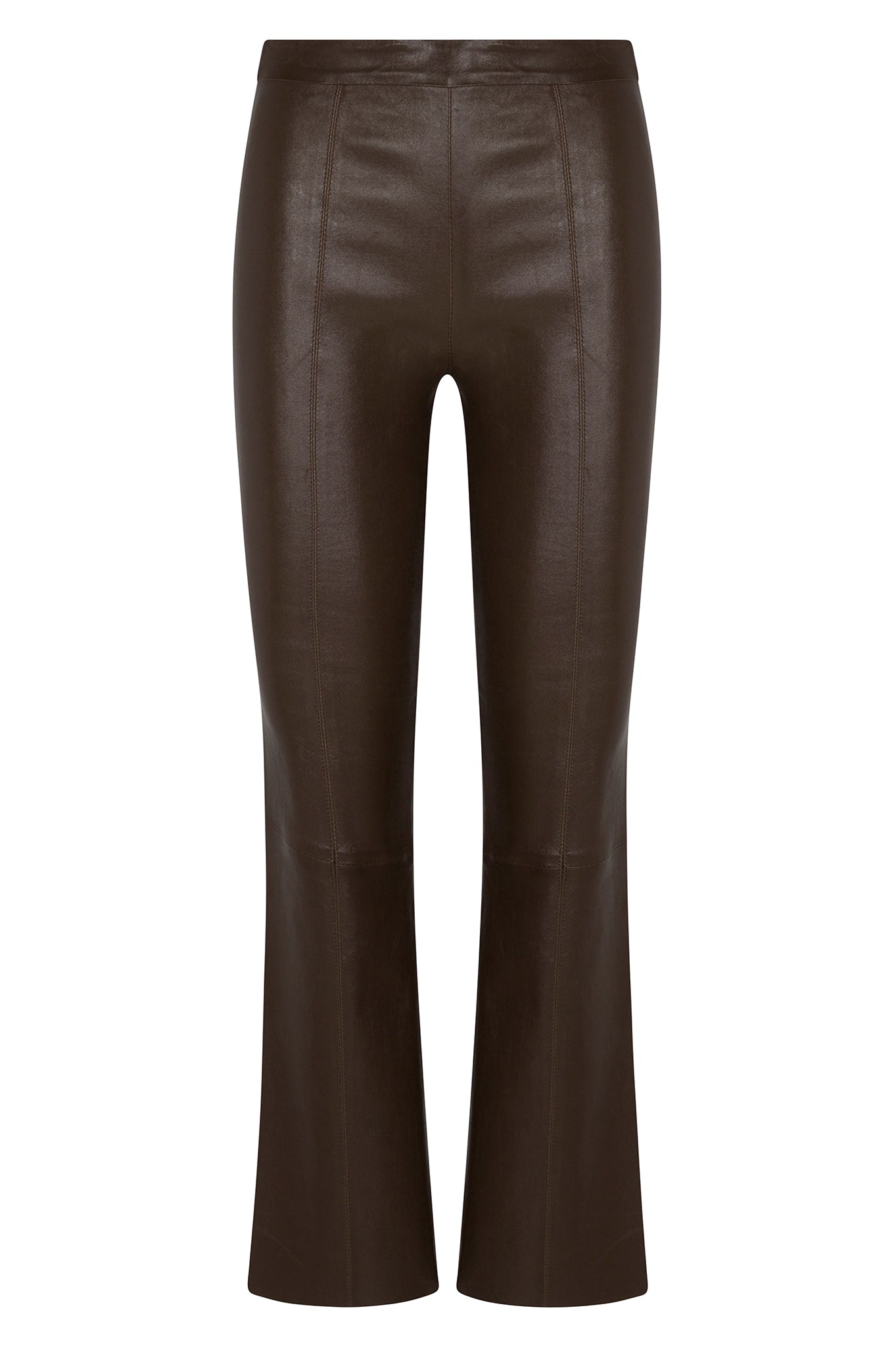 Americano Leather Ankle Flare with Princess Seams
