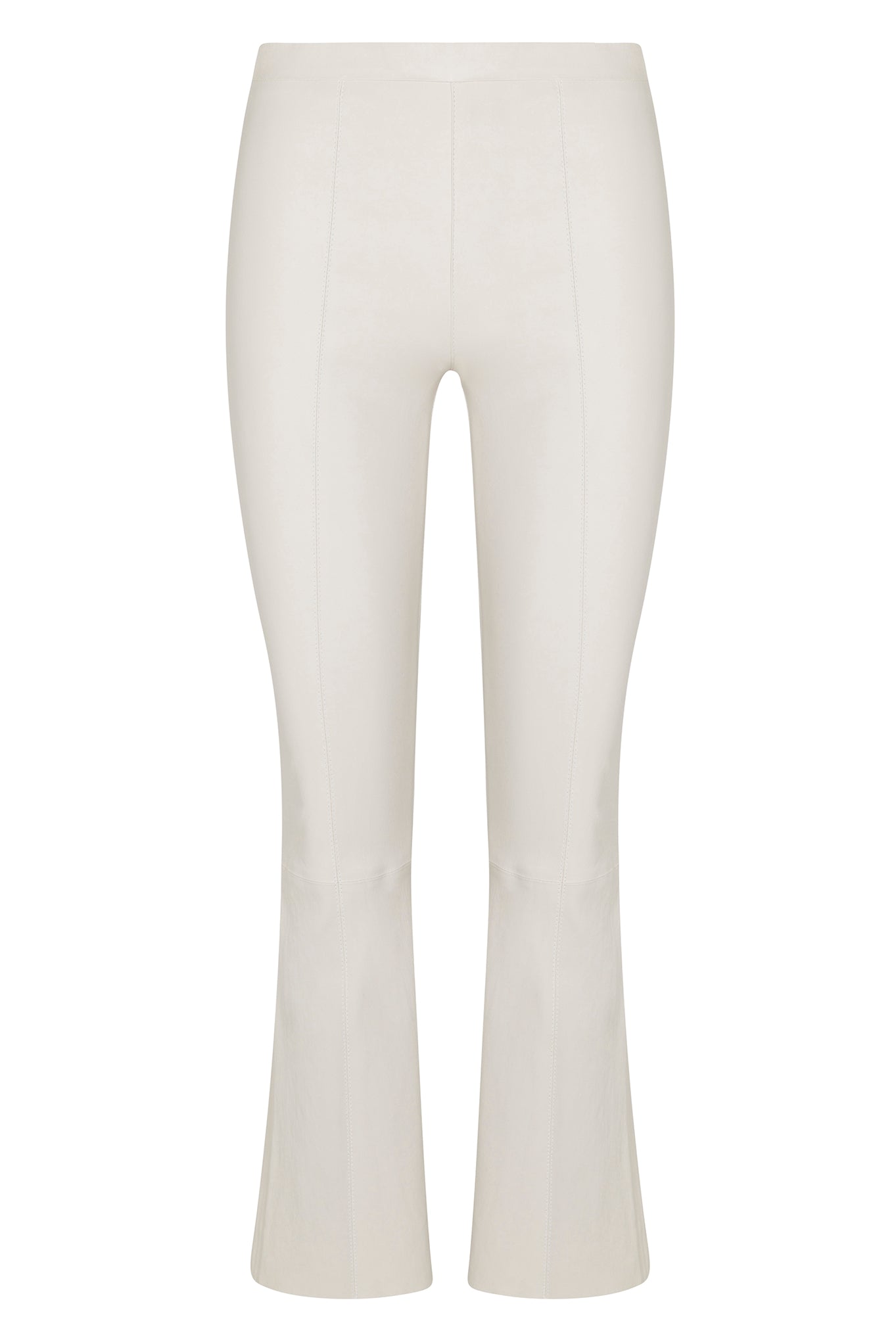 Shell Leather Ankle Flare with Princess Seams
