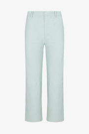 Leather Cropped Trousers