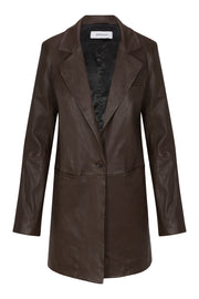 Leather Brigitte Blazer