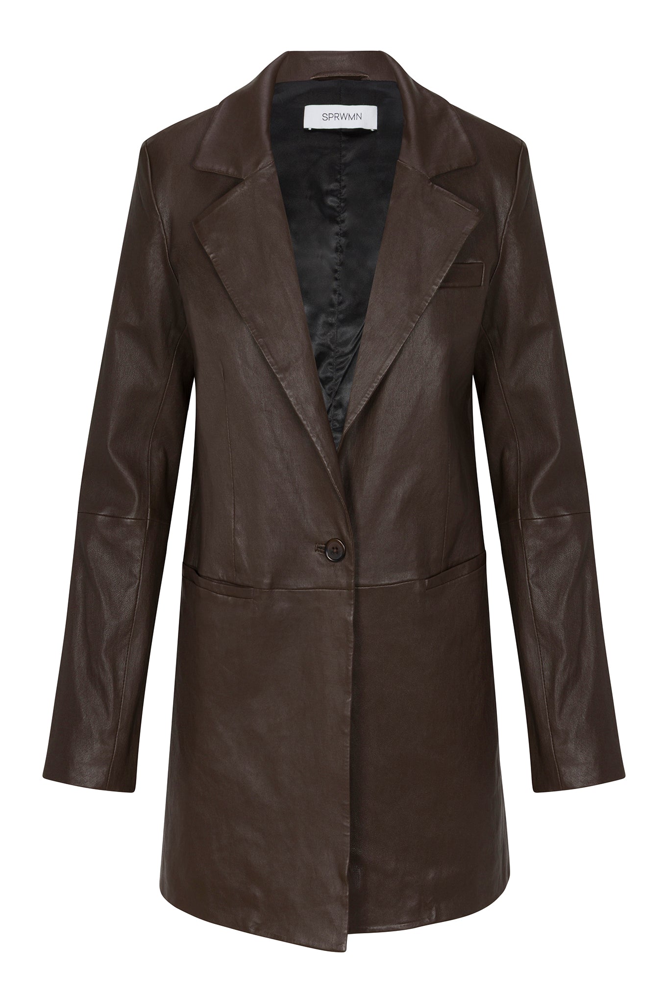 Leather Brigitte Blazer