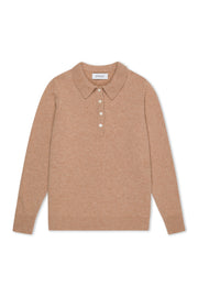 Cashmere Polo Sweater