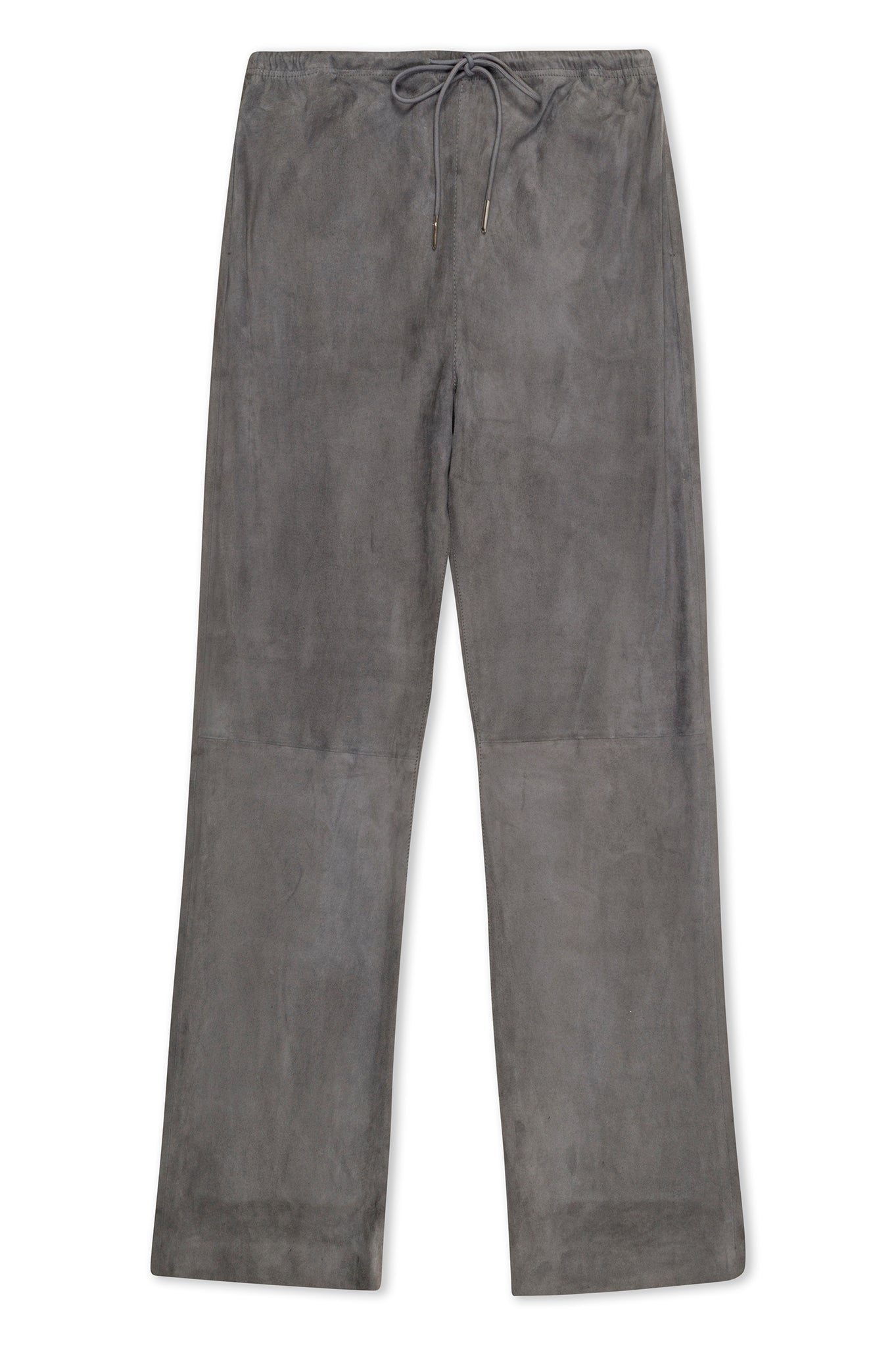 Suede Straight Leg Pants