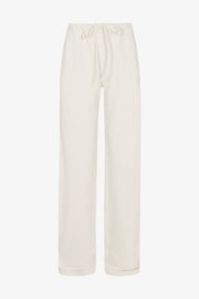 Straight Leg Cotton Terry Sweatpants