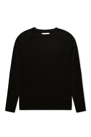 Black Cashmere Boyfriend Sweater