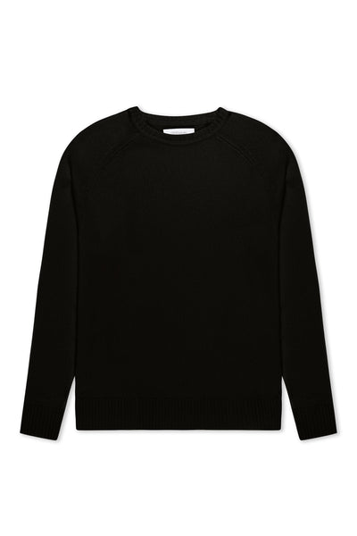 Black Cashmere Boyfriend Sweater