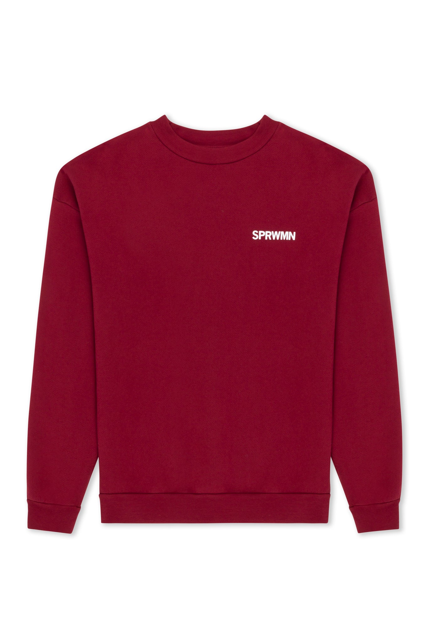 Crimson Cotton Logo Sweatshirt
