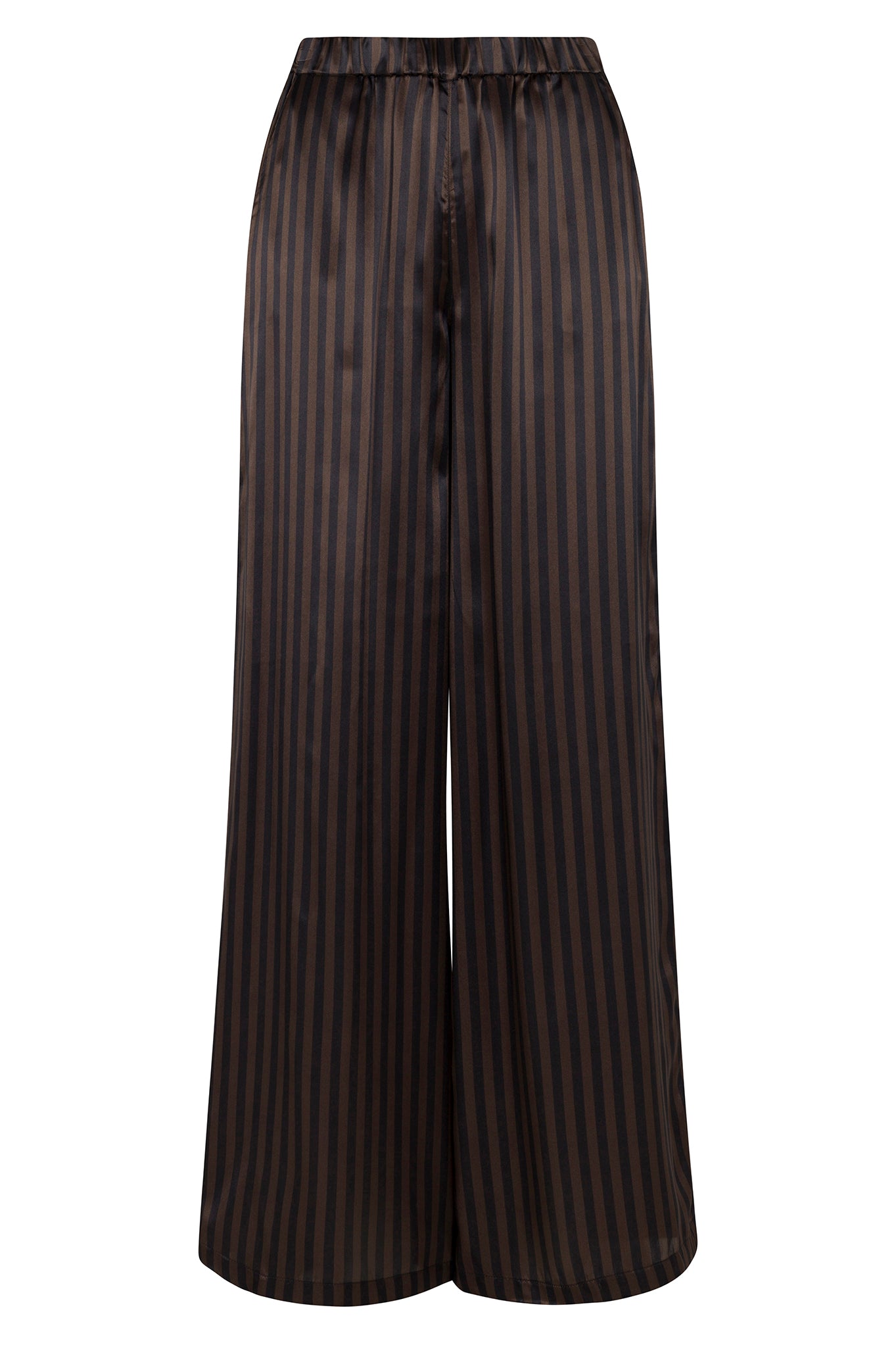Wide Leg Silk Pants