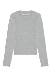Heather Grey Long Sleeve Baby Tee