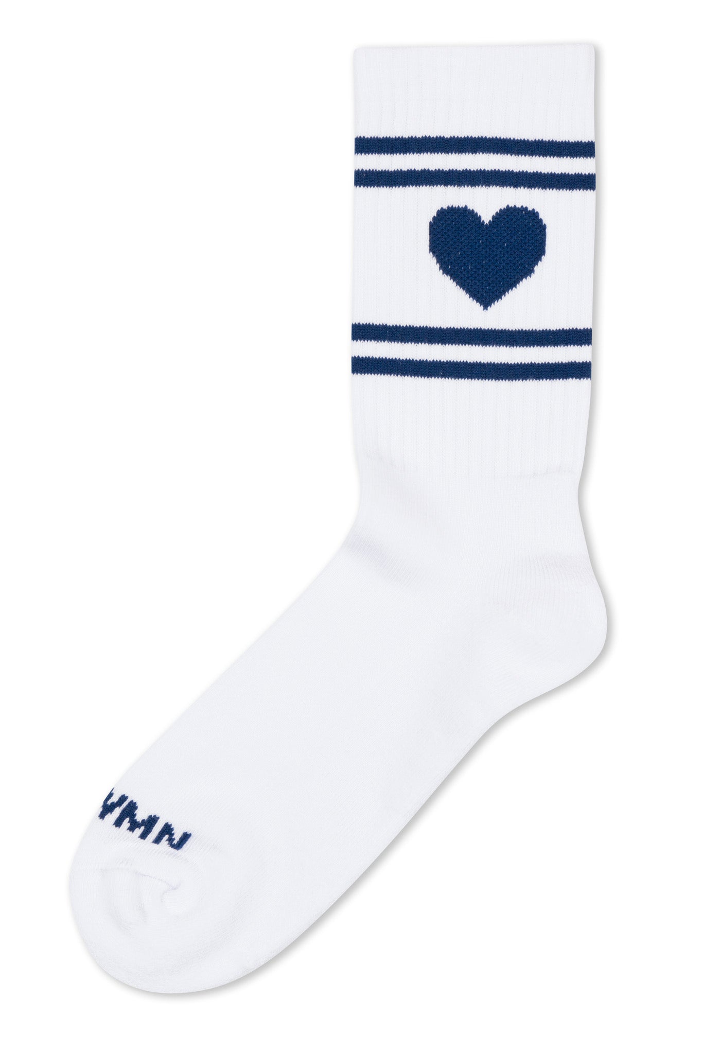 Navy Heart Les Chaussettes