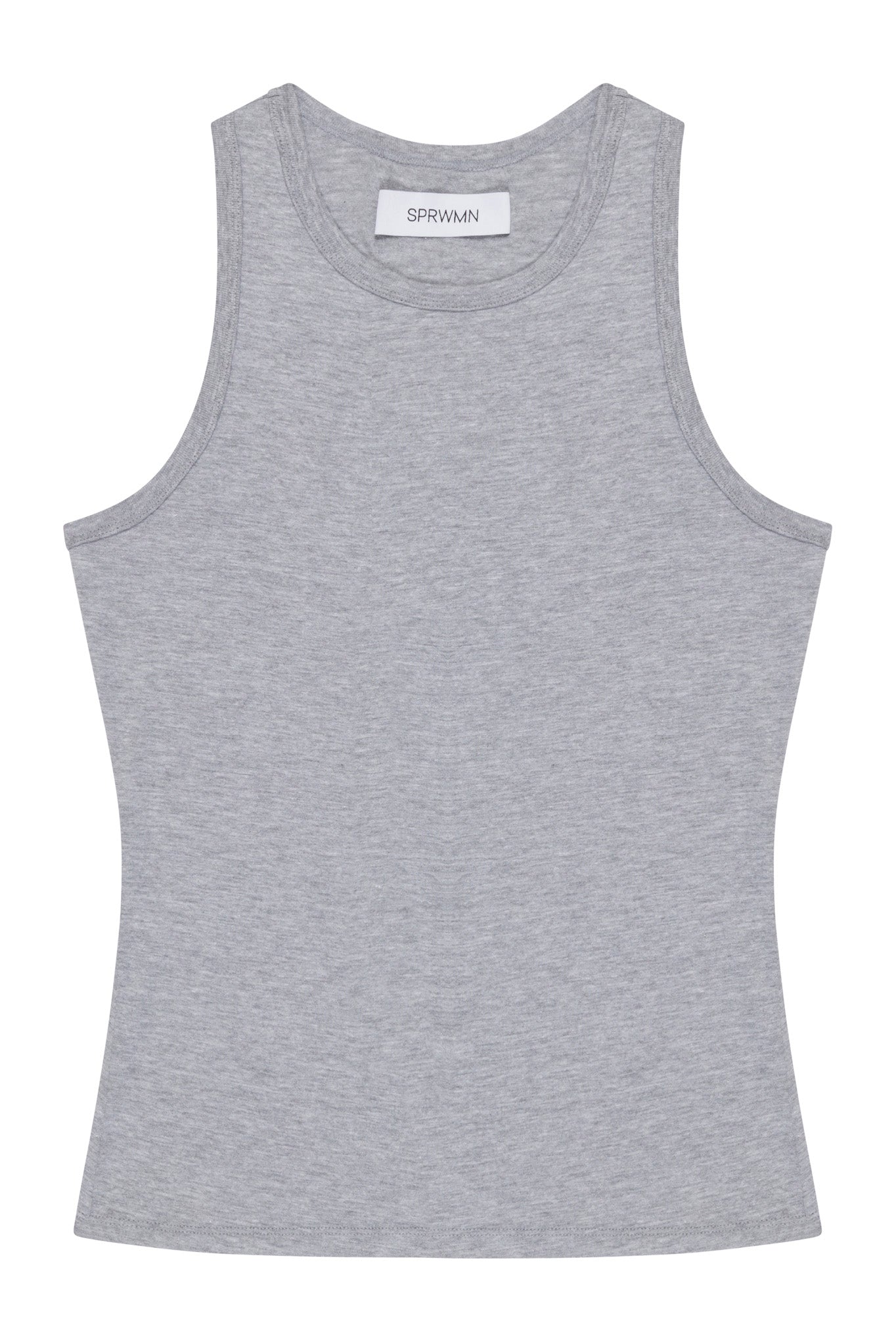 Heather Grey Racer Tank