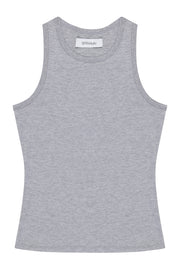 Heather Grey Racer Tank