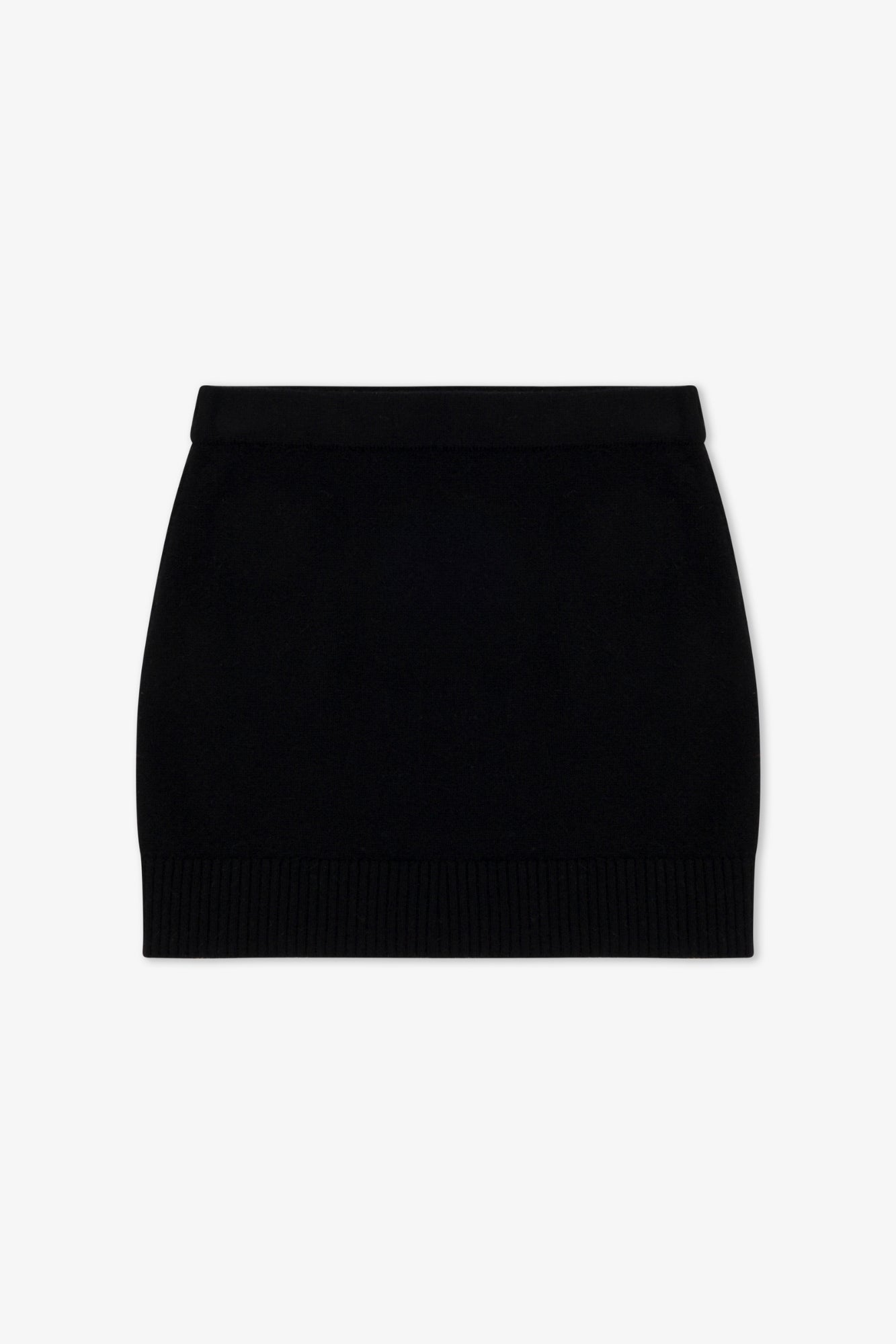 Black Cashmere Mia Skirt