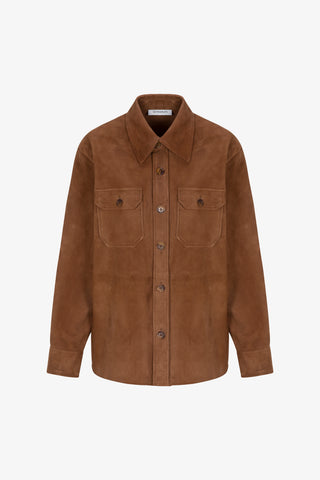 Dark Cognac Shacket