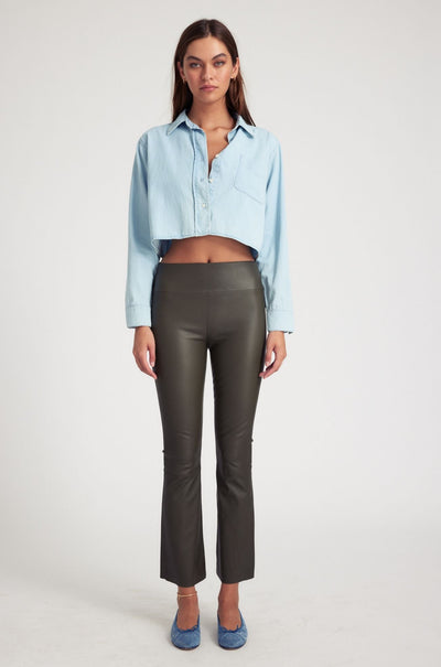 Leather Ankle Leggings