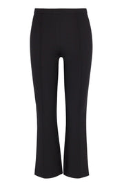 Black Casanova Ankle Flare Pintuck Pants