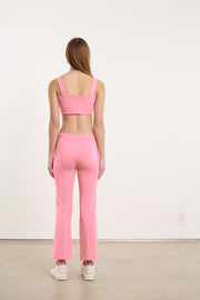 Rose Micro Tube Top With Straps