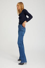 Gabrielle Micro Flare Denim