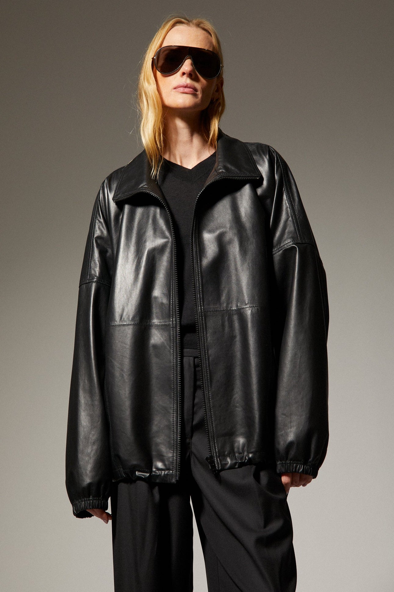Leather Anorak