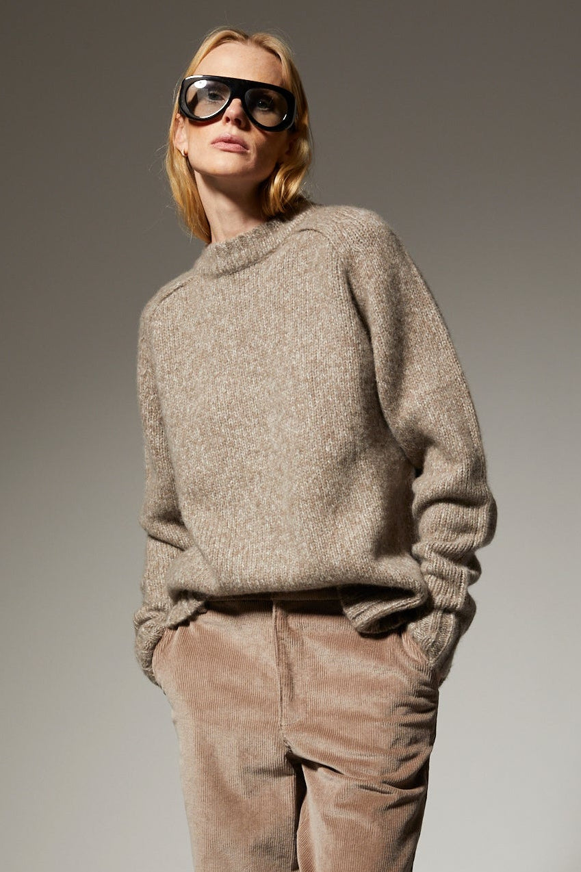 Wide Leg Corduroy Trousers