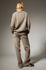 Wide Leg Corduroy Trousers