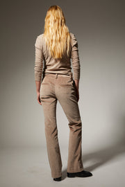 Corduroy Micro Flare Trousers