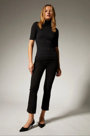 Suede Crop Flare