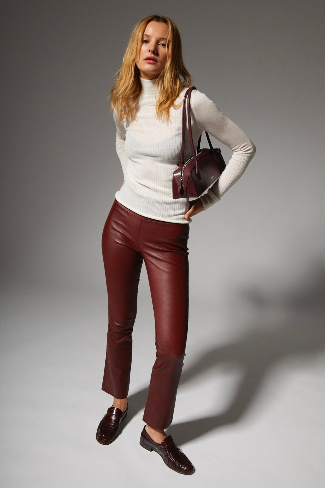 Pinot Leather Ankle Flare