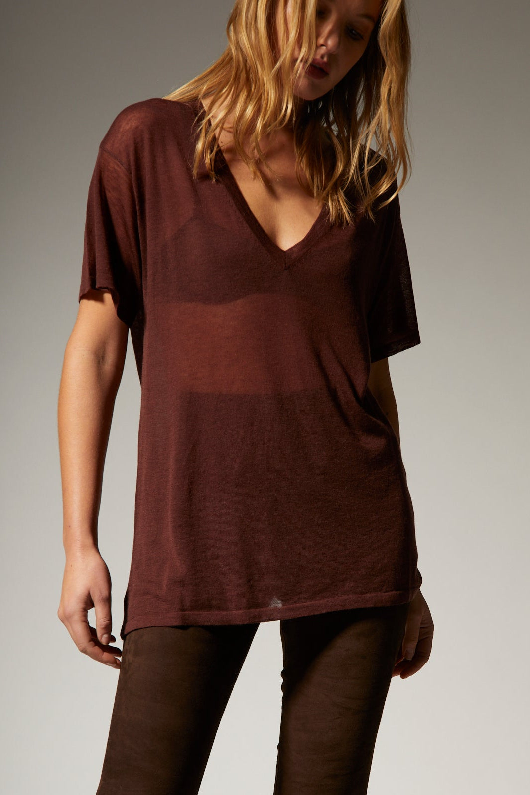 Tissue V-Neck Tee