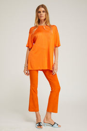 Suede Ankle Flare