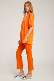 Suede Ankle Flare