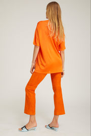 Suede Ankle Flare