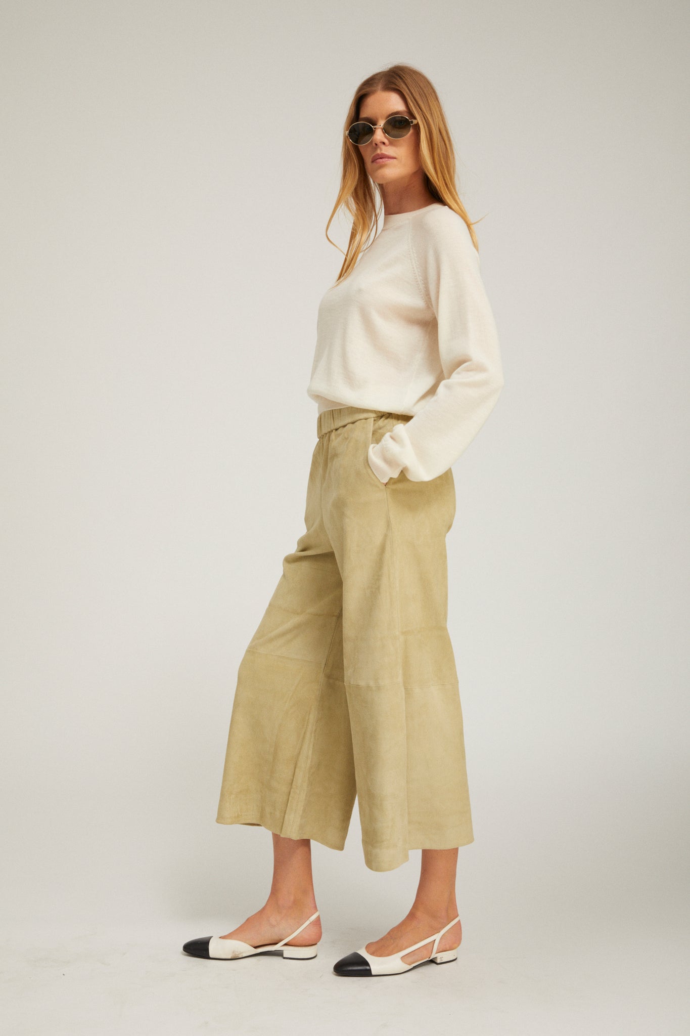 Suede Culotte