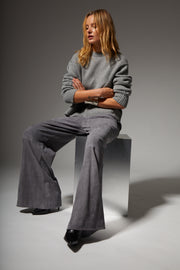 Grey Heavy Cashmere Sweater