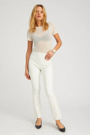 Jackie Leather Ankle Flare