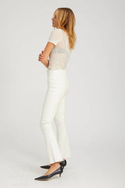 Jackie Leather Ankle Flare
