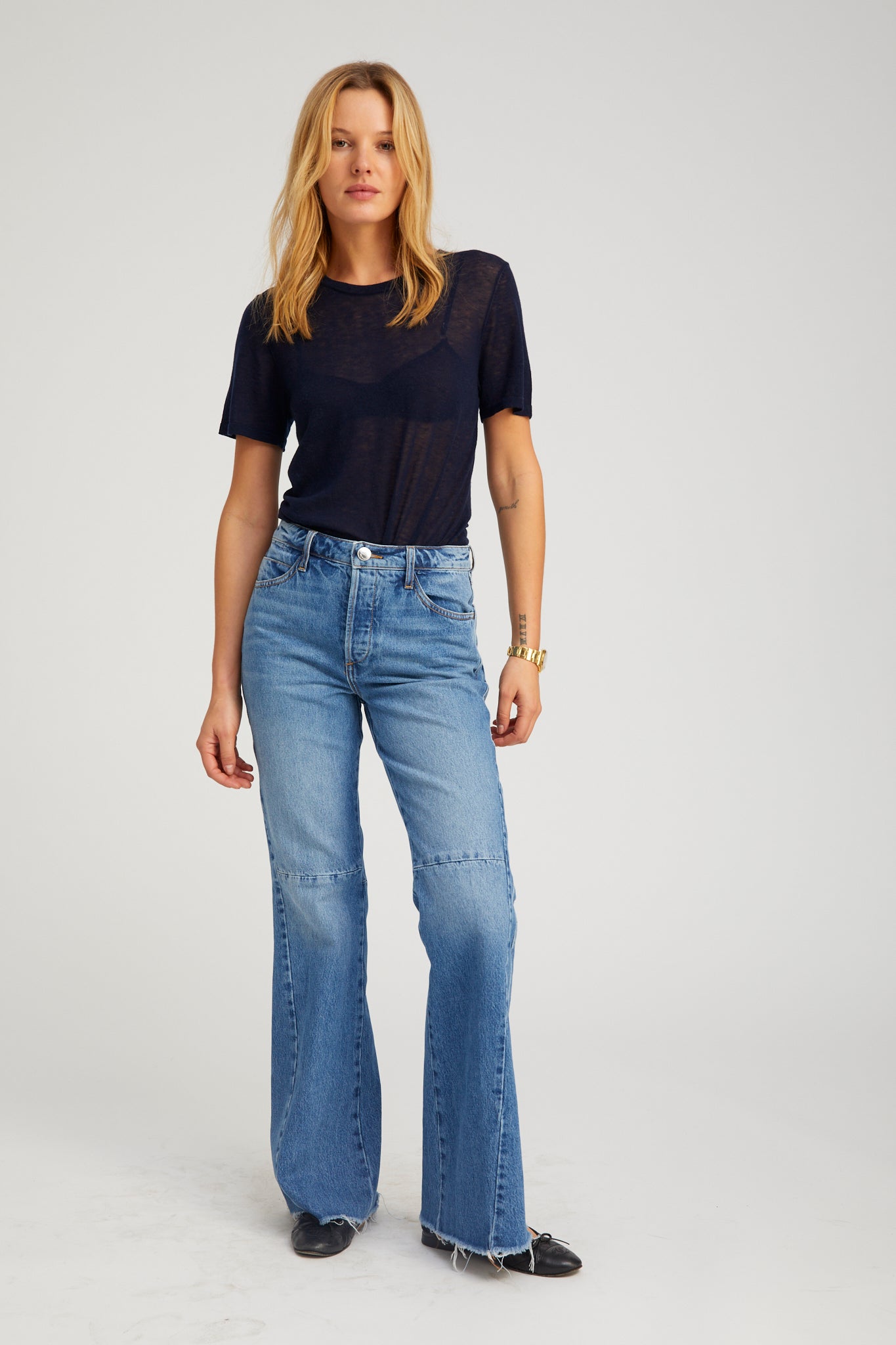 Patch Flare Denim