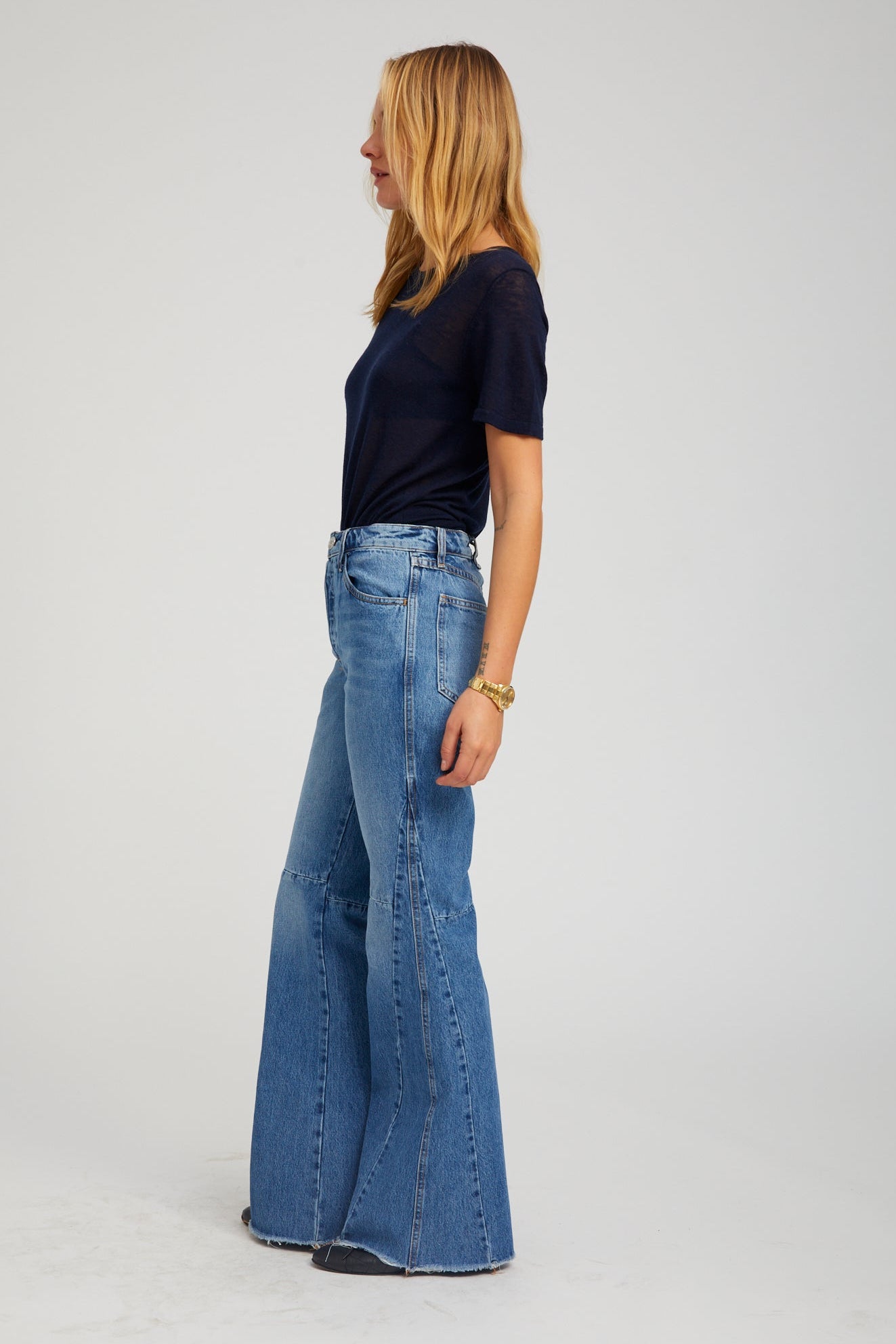 Patch Flare Denim