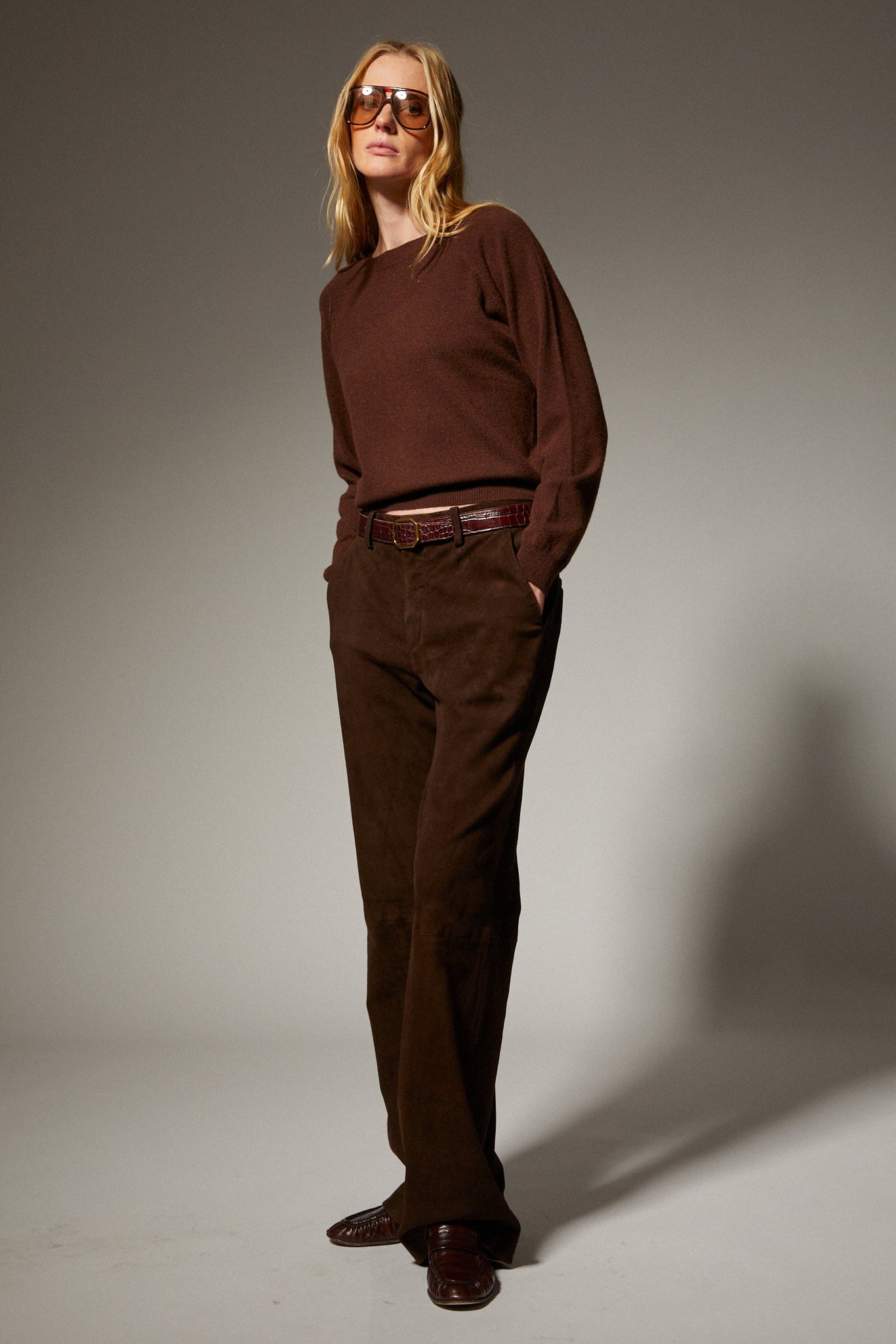 Classic Suede Trousers