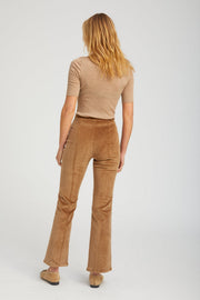 Corduroy Ankle Flare with Princess Seams